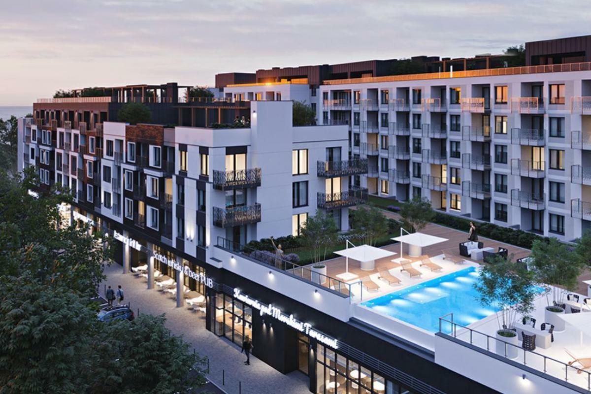 Apartament Z Wellness Nadmorskie Tarasy Kołobrzeg Exterior foto